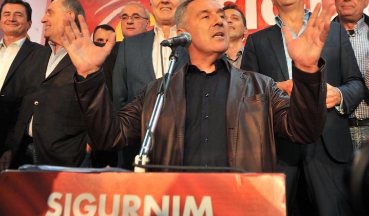 Milo Djukanovic, premierul Muntenegrului și președintele PDS