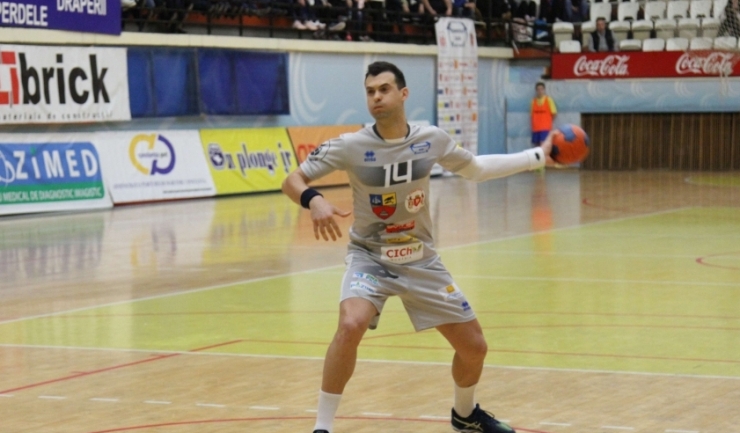 Laurenţiu Toma a înscris opt goluri pentru HC Dobrogea Sud