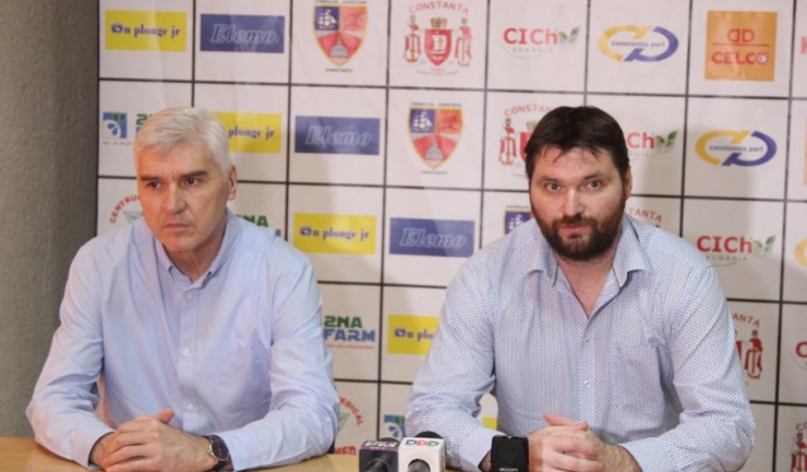 Antrenorul Aihan Omer și Ionuț Rudi Stănescu, care a fost imperial în poarta echipei constănțene în partidele cu HC Odorhei, au anunțat că HCDS va lupta pentru calificarea în finala campionatului