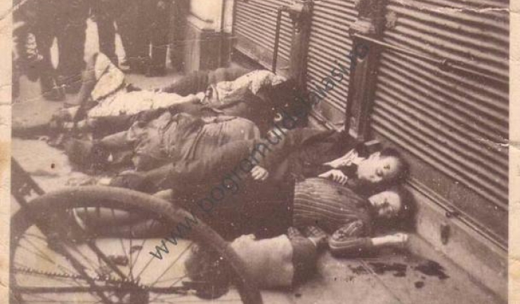 Cetățeni români de origine evreiască uciși pe stradă la Iași - iunie 1941