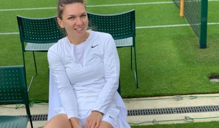 Simona Halep aşteaptă cu nerăbdare turneul de la Wimbledon (sursa foto: Facebook Simona Halep)