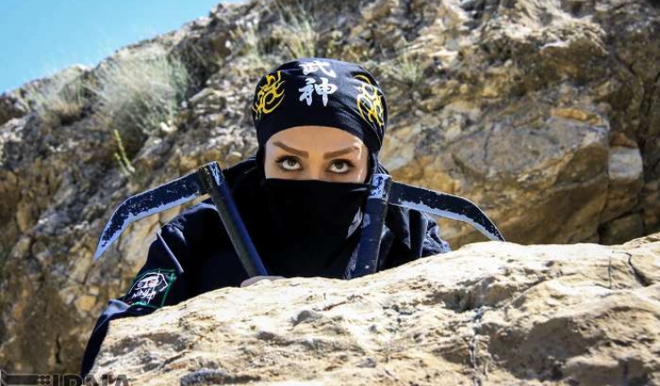Cursuri de femei Ninja în provincia Loresteran (IRNA)