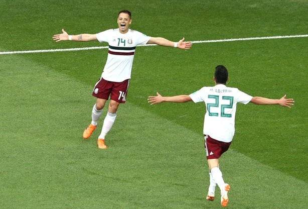 Javier Hernandez a marcat al 50-lea gol al său în tricoul naţionalei Mexicului  (sursa foto: Facebook FIFA World Cup)
