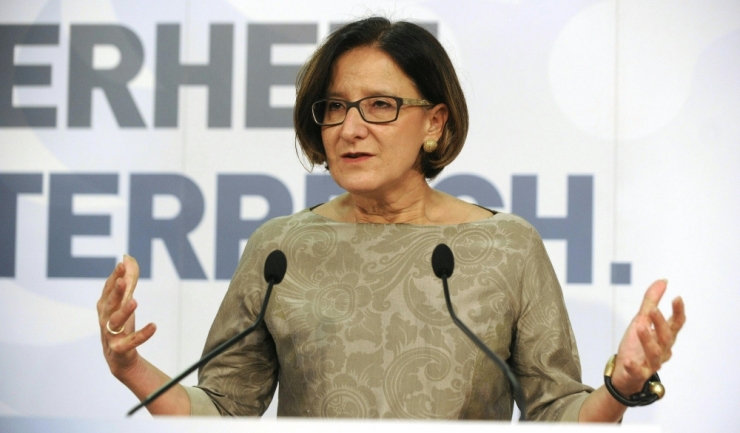 Ministrul austriac de interne, Johanna Mikl-Leitner