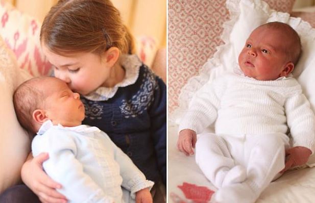 Micul Prinț Louis și Prințesa Charlotte