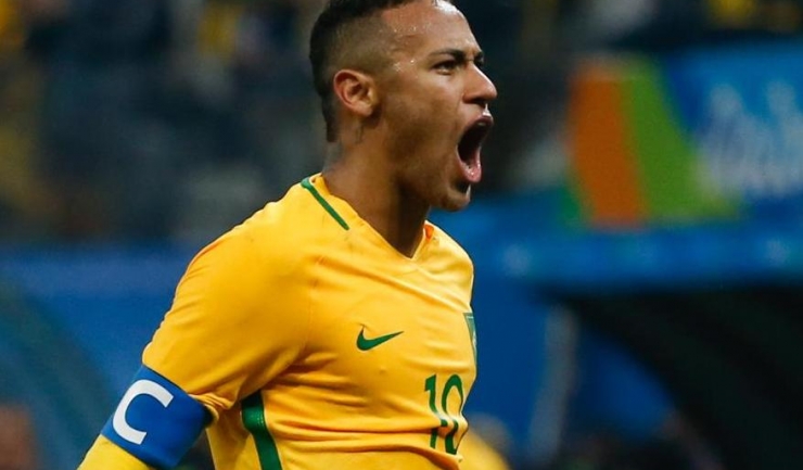 Brazilianul Neymar a înscris cel mai rapid gol din istoria turneelor olimpice (sursa foto: www.rio2016.com)