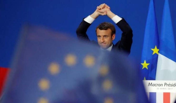 Preşedintele francez, Emmanuel Macron, este un susţinător al integrării europene