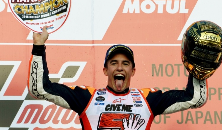 Marc Marquez a sărbătorit în Japonia al treilea său titlu mondial la clasa MotoGP