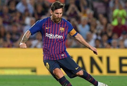 Lionel Messi a reuşit o triplă pentru Barcelona
