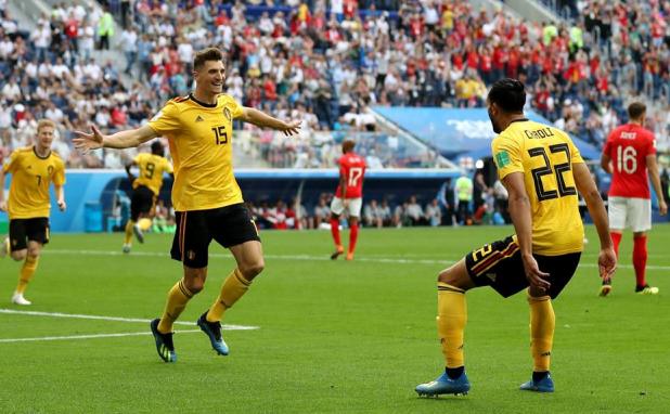 Belgianul Thomas Meunier a marcat primul gol în finala mică (sursa foto: Facebook FIFA World Cup)