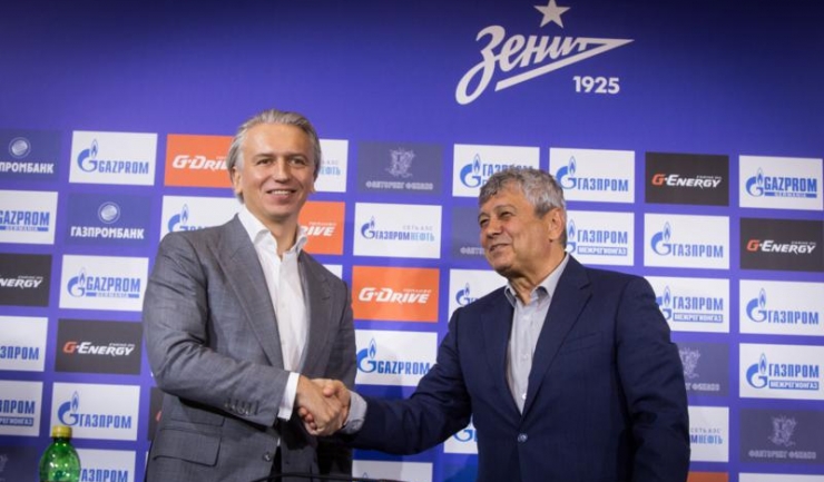 Mircea Lucescu a fost prezentat oficial de președintele clubului Zenit și al concernului Gazprom, Alexander Dyukov