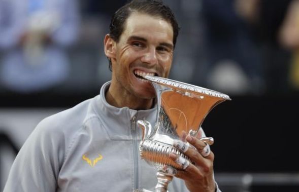 Rafael Nadal a câștigat turneul de la Roma și este, din nou, lider ATP