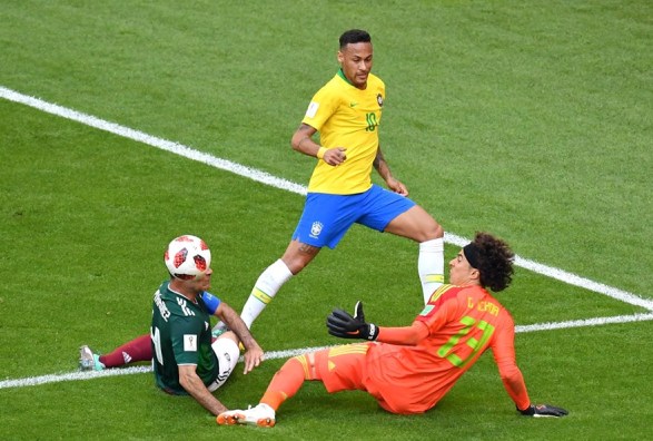 Neymar a înscris primul gol al partidei de la Samara (sursa foto: Facebook FIFA World Cup)