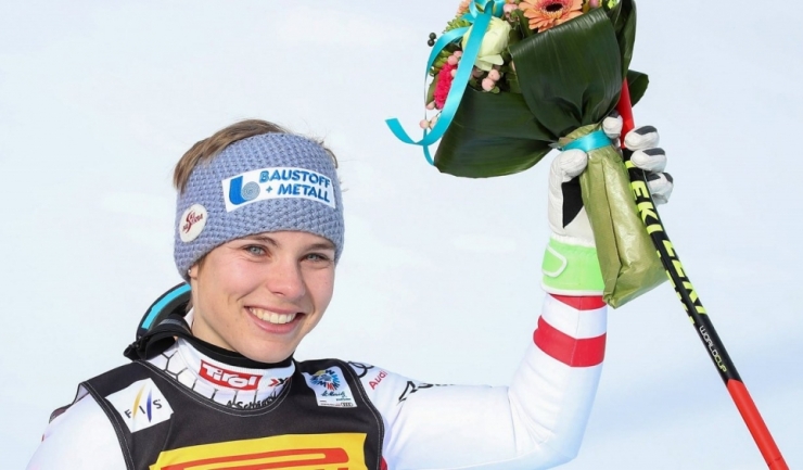 Nicole Schmidhofer a produs o surpriză uriașă în SuperG-ul de la St. Moritz