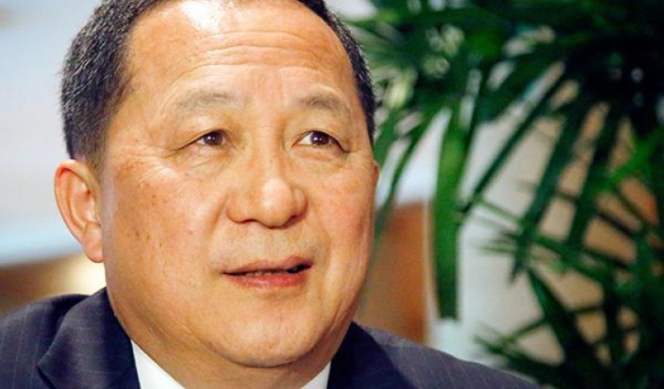 Ministrul nord-coreean de externe, Ri Yong-ho