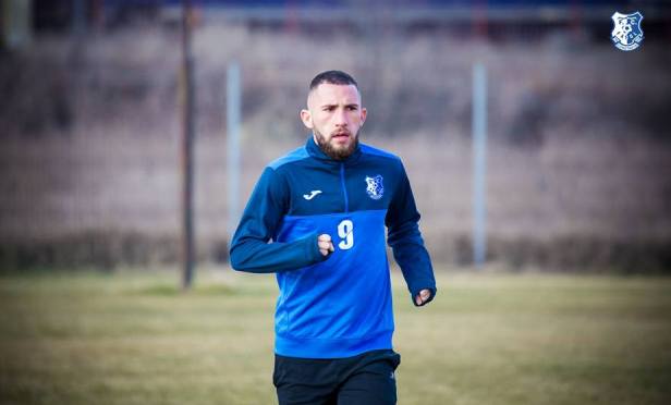 Nicolae Moise a înscris golul de onoare al Farului în partida de duminică (sursa foto: Facebook FC Farul Constanţa)
