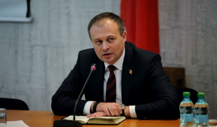 Preşedintele parlamentului Republicii Moldova, Andrian Candu