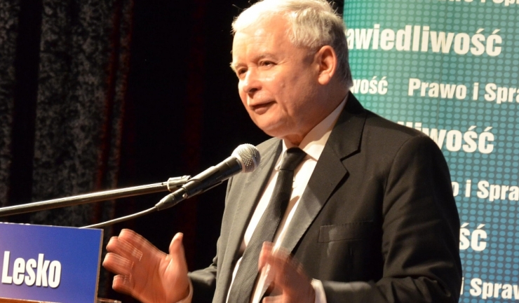 Jaroslaw Kaczynski, președintele Partidului Dreptate și Justiție (PiS) din Polonia