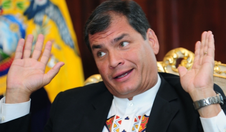Rafael Correa, președintele Ecuadorului