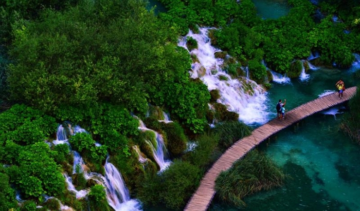 Parcul Naţional Lacurile Plitvice din Croaţia