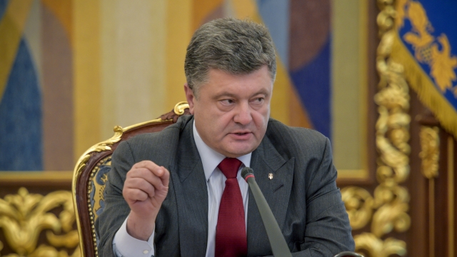 Petro Poroşenko, președintele Ucrainei