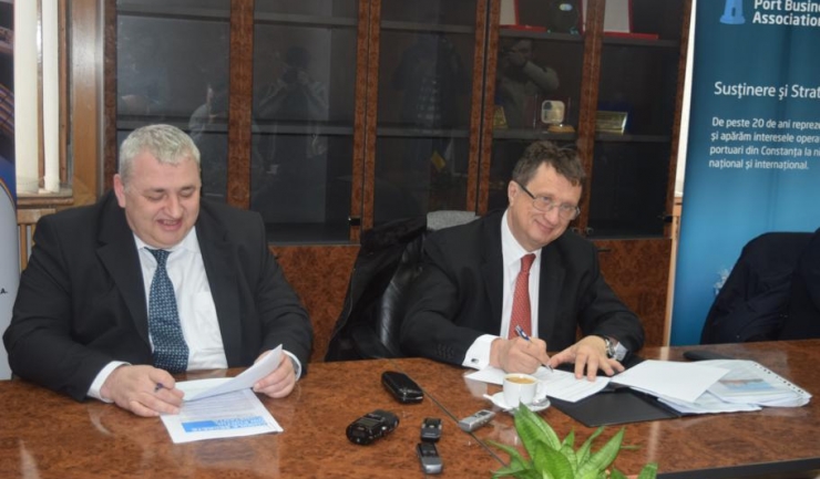 CN APM și Constanta Port Business Association au semnat joi, 19 ianuarie, un protocol de colaborare întru dezvoltarea portului constănțean