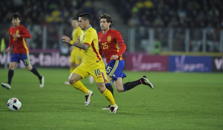 Nicolae Stanciu a înscris al doilea său gol pentru echipa naţională a României