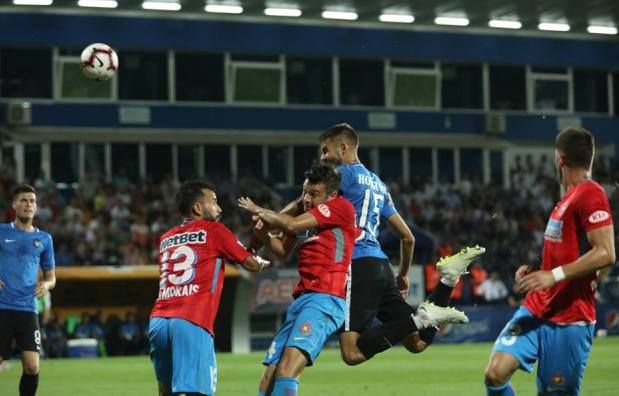 Raul Rusescu a marcat golul victoriei celor de la FCSB în meciul cu Unirea Alba Iulia