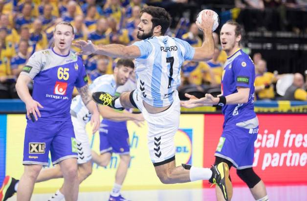 În Grupa D, Suedia a învins fără probleme Argentina (sursa foto: International Handball Federation - IHF)