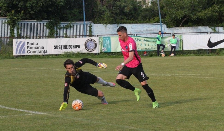 În meciul de la Ovidiu, portarul lui CS Tunari a fost invincibil în fața atacanților de la FC Viitorul II