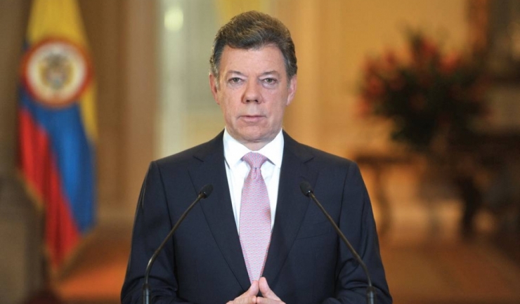 Președintele columbian Juan Manuel Santos