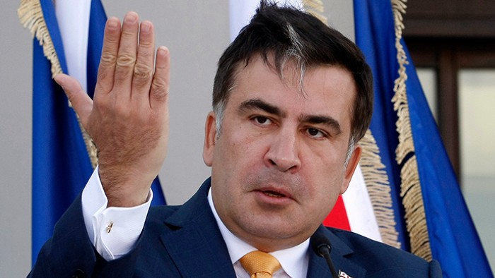 Mihail Saakașvili a făcut un imens scandal în momentul perchezițiilor efectuate în apartamentul său