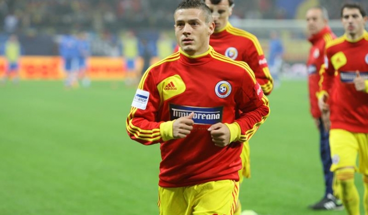 Gabriel Torje a înscris în meciul cu numărul 50 jucat pentru reprezentativa de fotbal a României
