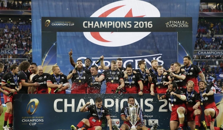 Ultima câștigătoare din Europe Champions Cup este formația engleză Saracens, din Londra
