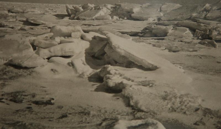 Sloiuri de gheata pe mare - 1928