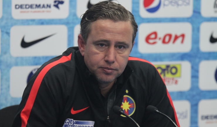 Laurenţiu Reghecampf, antrenor FC Steaua: „Un rezultat de egalitate cu Villarreal ar fi foarte bun”