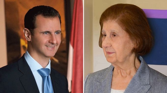 Bashar al-Assad și mama sa, Anisa Makhlouf