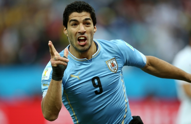 Luis Suarez a înscris din penalty pentru Uruguay în amicalul cu Uzbekistan