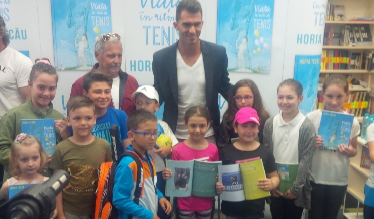 Horia Tecău: „Vă încurajez, copii, să faceți și sport și școală”