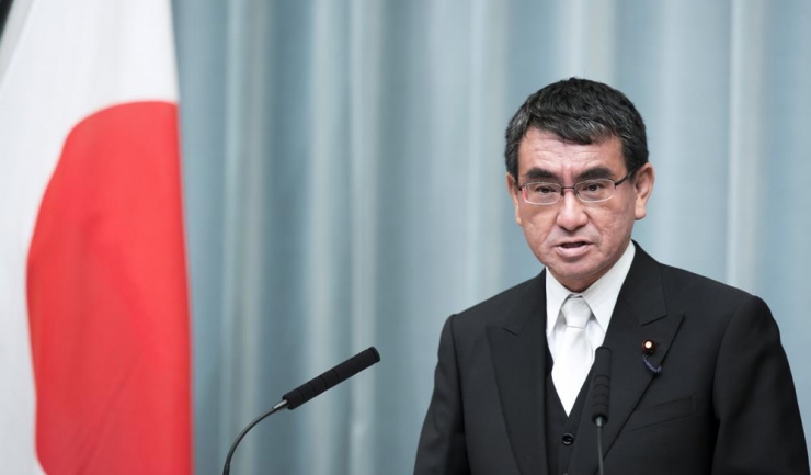 Ministrul Afacerilor Externe al Japoniei, Taro Kono: 