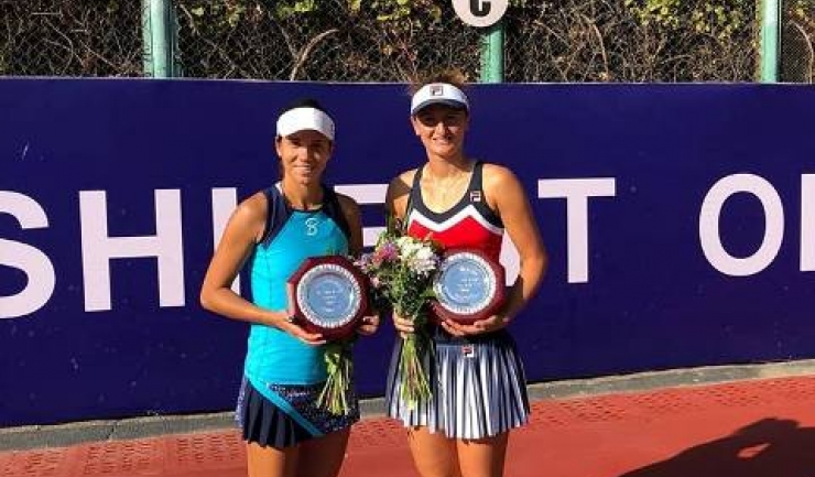 Raluca Olaru şi Irina Begu au avut un parcurs foarte bun la Tashkent Open (sursa foto: Facebook Raluca Olaru)