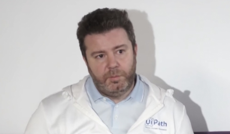 Daniel Dines, CEO UiPATH, captura Youtube