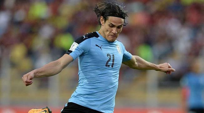 Edinson Cavani a înscris golul victoriei pentru Uruguay