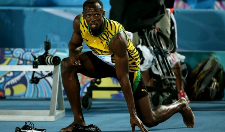 Usain Bolt a suferit o ruptă musculară în timpul selecţiilor jamaicane la 100 de metri
