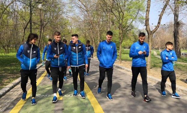 Jucătorii Viitorului sunt optimişti înaintea meciului de la Craiova (sursa foto: fcviitorul.ro)