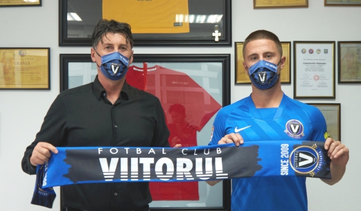 Zoltan Iasko, director sportiv FC Viitorul, şi Ion Gaztanaga Arrospide (sursa foto: www.fcviitorul.ro)