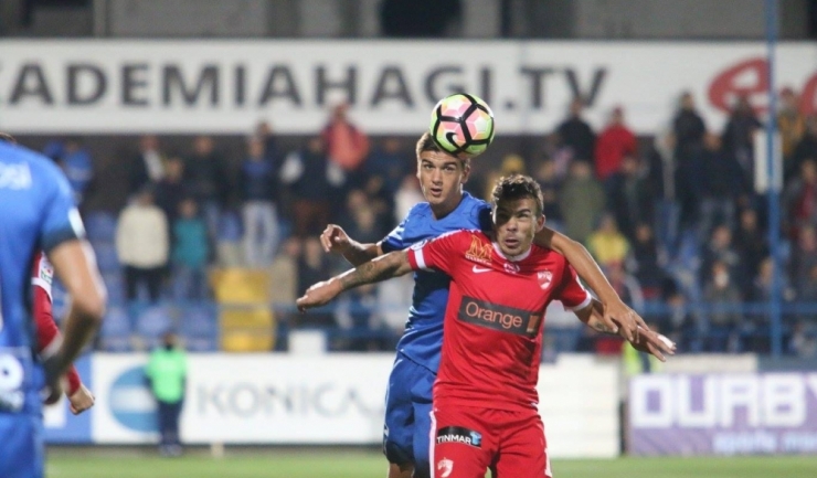 Dragoş Nedelcu a marcat unicul gol în victoria obţinută de FC Viitorul în faţa celor de la Pandurii Tg. Jiu