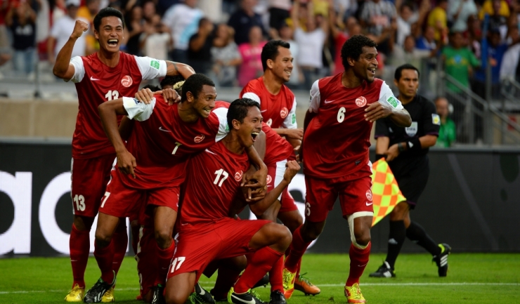 La competiția din 2013, fotbaliștii din Tahiti au marcat un singur gol, contra Nigeriei, și au primit 24