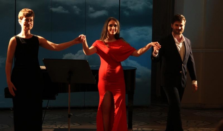 Pianista Ioana Maxim, soprana Aida Pascu și tenorul Andrei Manea