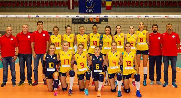 Naționala feminină de volei a României va juca în Ungaria la turneul final (sursa foto: www.cev.eu)